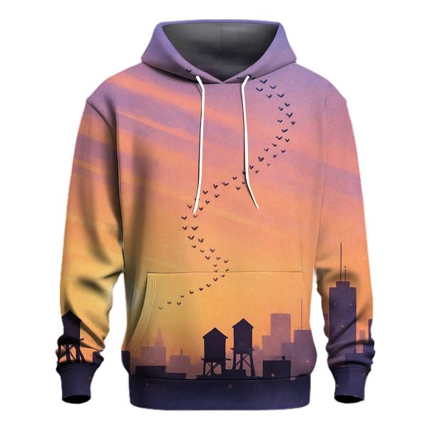 Skyline In Lavender Haze lightweight hoodies