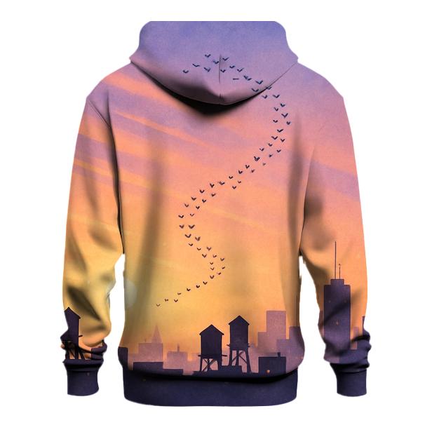 Skyline In Lavender Haze lightweight hoodies