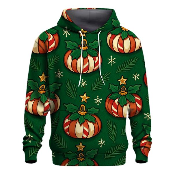 Emerald Noel Pumpkin Ornament Tessellation heavyweight hoodies