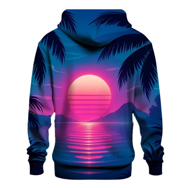 Aurora Sunset Lagoon custom hoodies