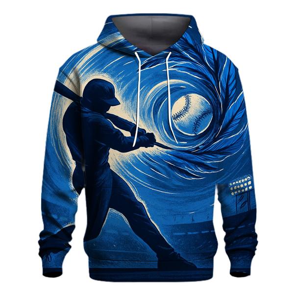 Feather Spiral Swing With Blue Jays Energy custom hoodies