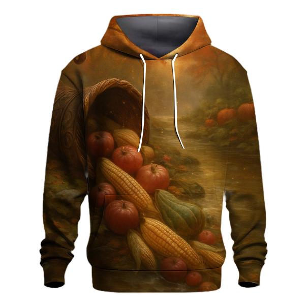 Enchanted Cornucopia River Of Abundance designer hoodies