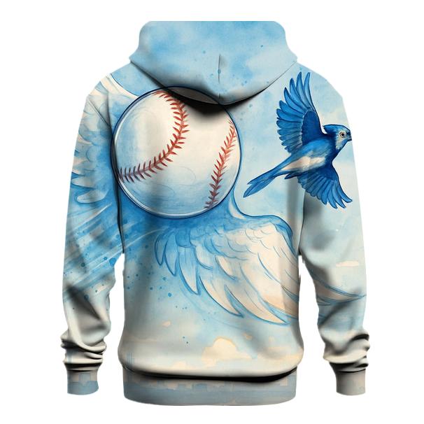 Skywing Baseball Drift, Blue Jays Style printed hoodies