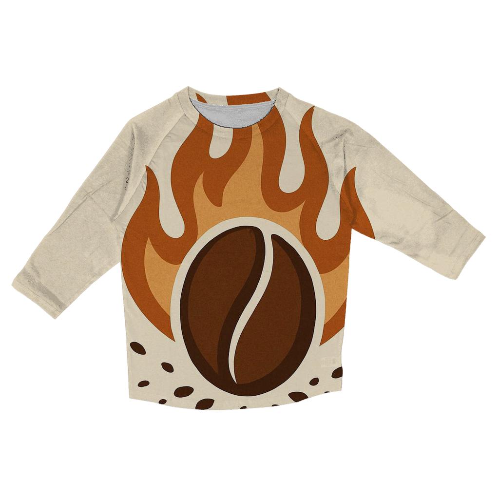 Roaster Flame Crest trendy 3/4 sleeve tops
