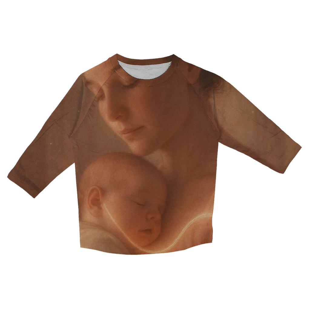 The Heartbeat Lullaby A Rhythm Learned Before Words designer 3/4 sleeve blouses