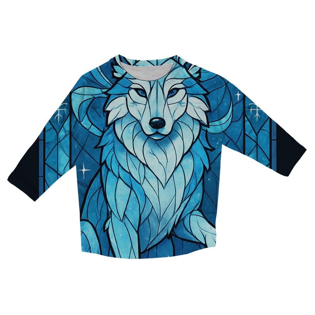 Cathedral Of The Frost Guardian Wolf personalized 3/4 sleeve tees