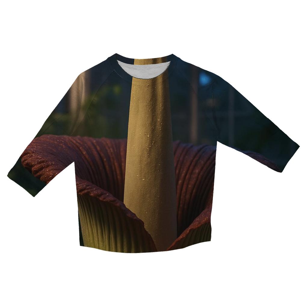 Titan Arum Bloom Night Watch In A Glasshouse cotton quarter sleeve shirts