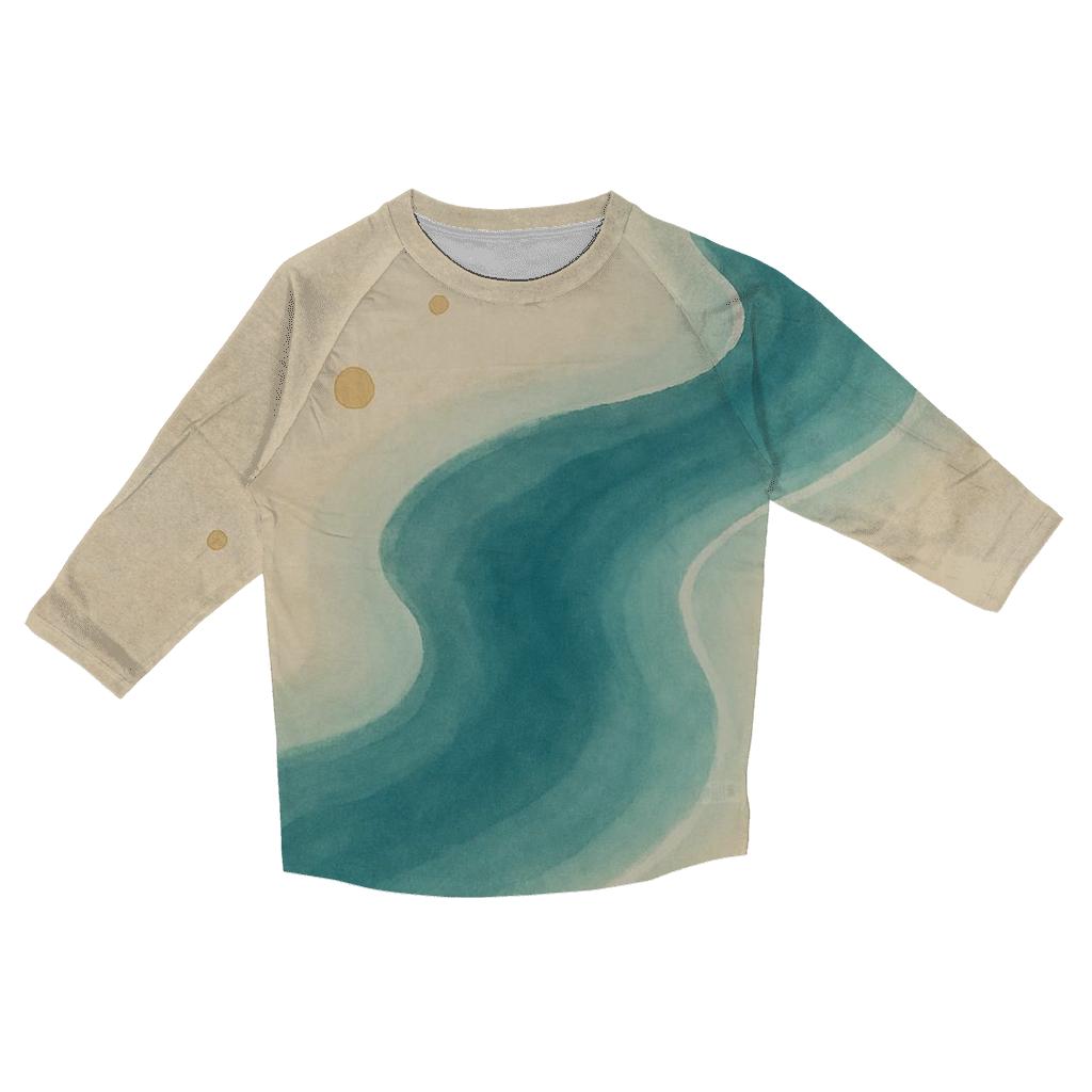 River Of Stillness custom 3/4 sleeve shirts