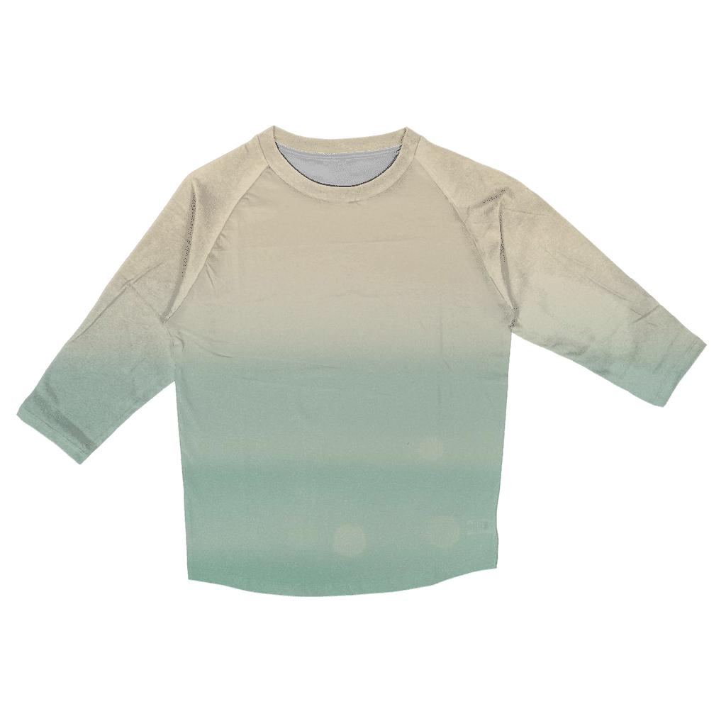 Sea Glass Horizon Fade cotton quarter sleeve shirts