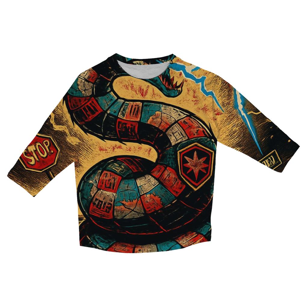 Thunder Quilt Leviathan personalized 3/4 sleeve tees