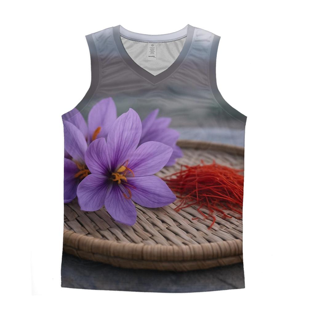 Saffron Crocus Drying Tray At Dawn stylish racerback tanks