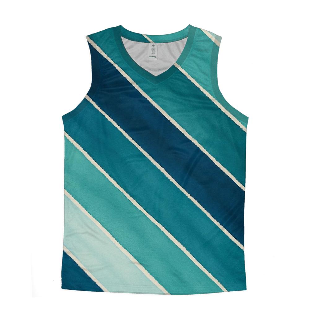 Aurora Arashi Diagonal Drift sports performance tank tops