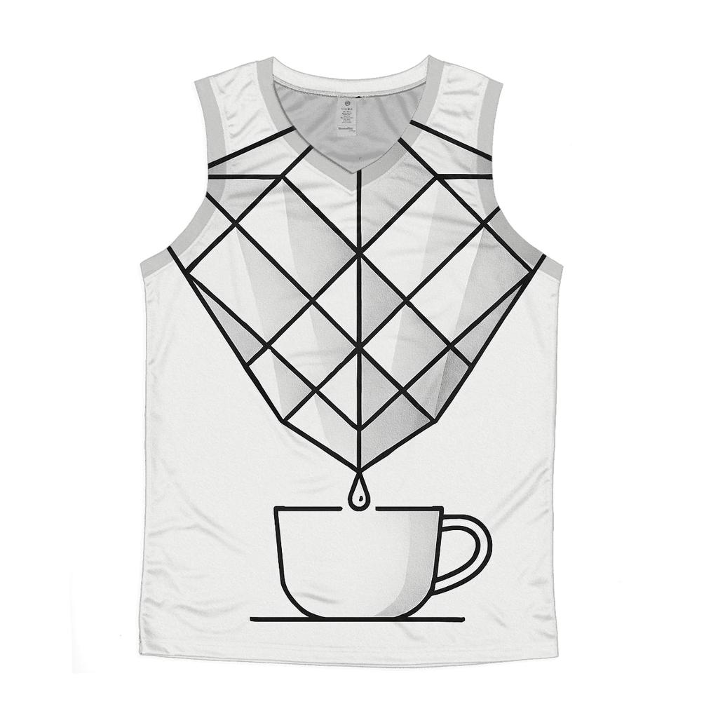 Filter Fold Geometry stylish racerback tanks