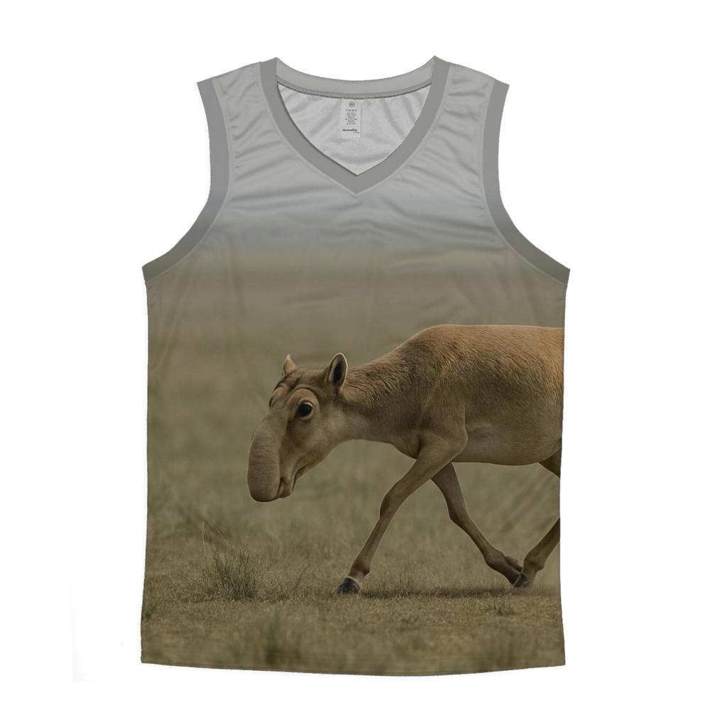 Steppe Mirages Saiga Antelope stylish racerback tanks