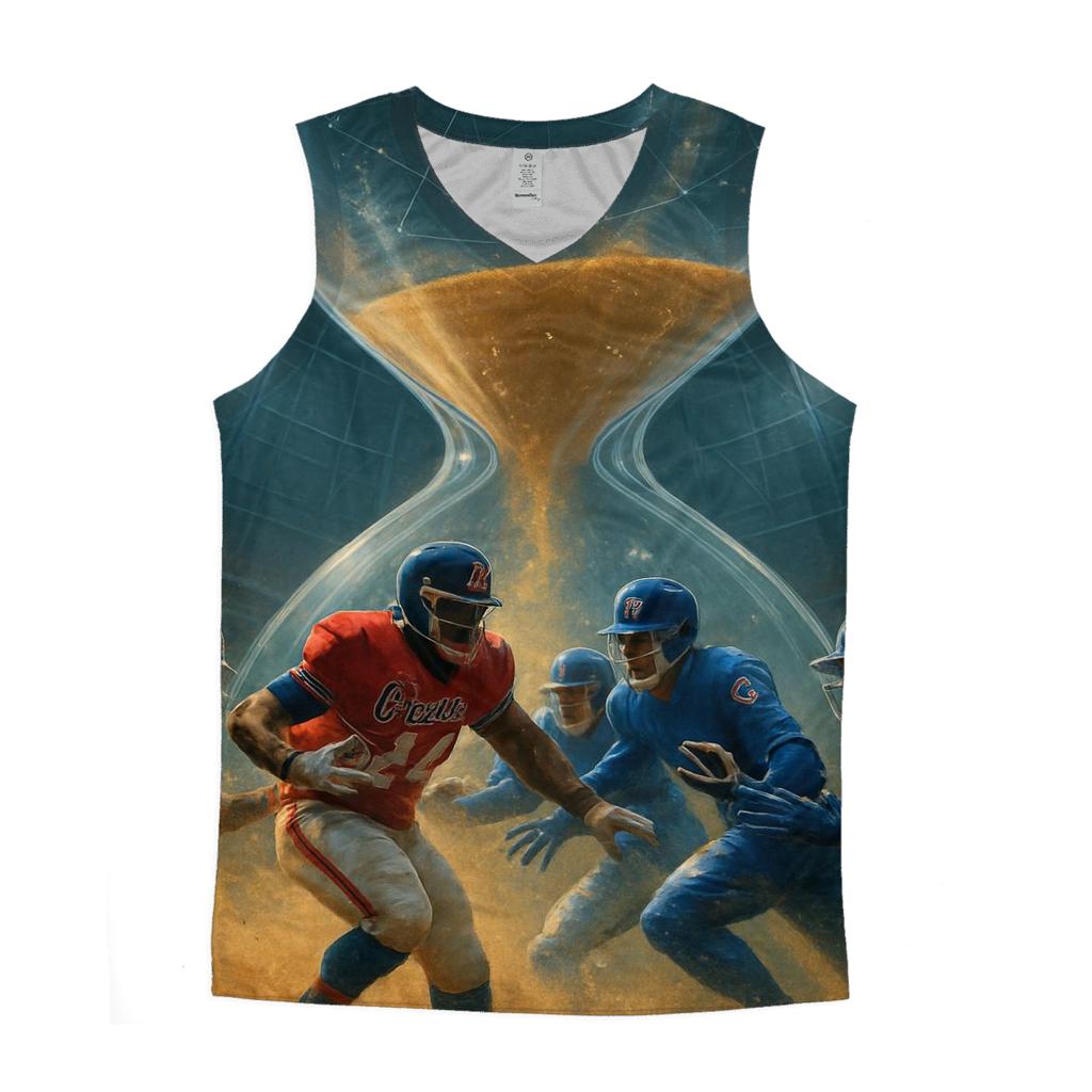 Frozen Time Huddle Braves Versus Cubs designer workout tanks
