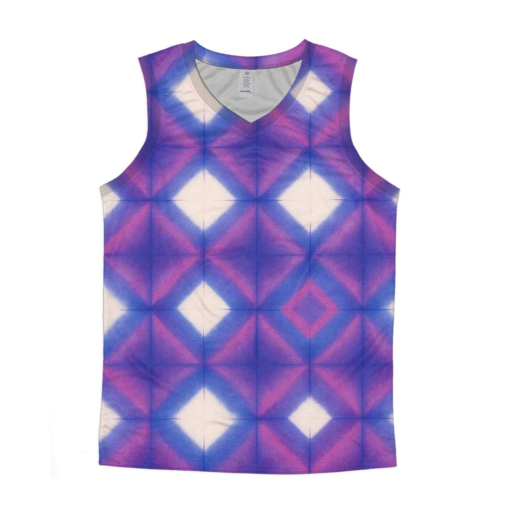 Itajime Nebula Clamp Grid casual summer tank tops