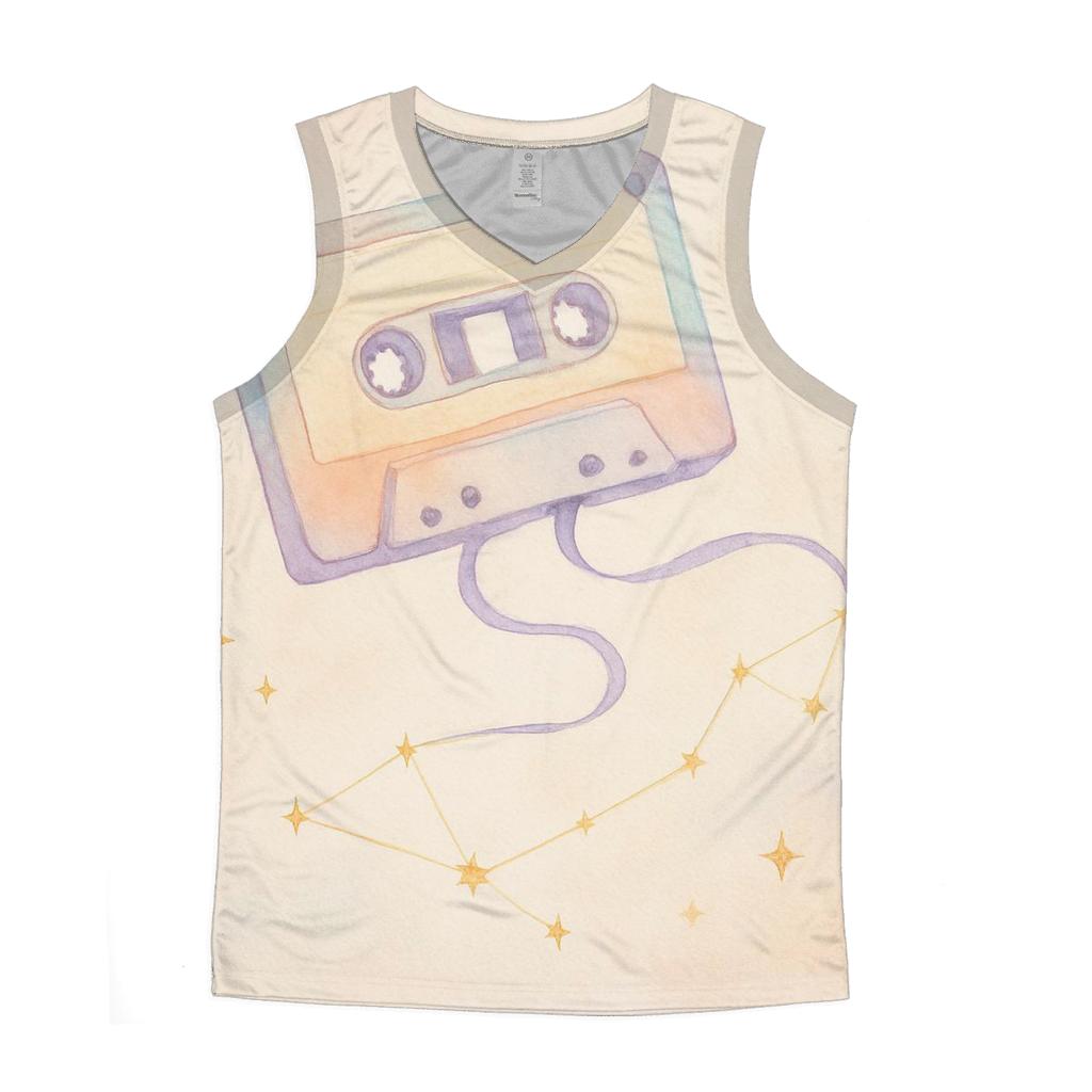Pastel Cassette Constellation custom tank tops