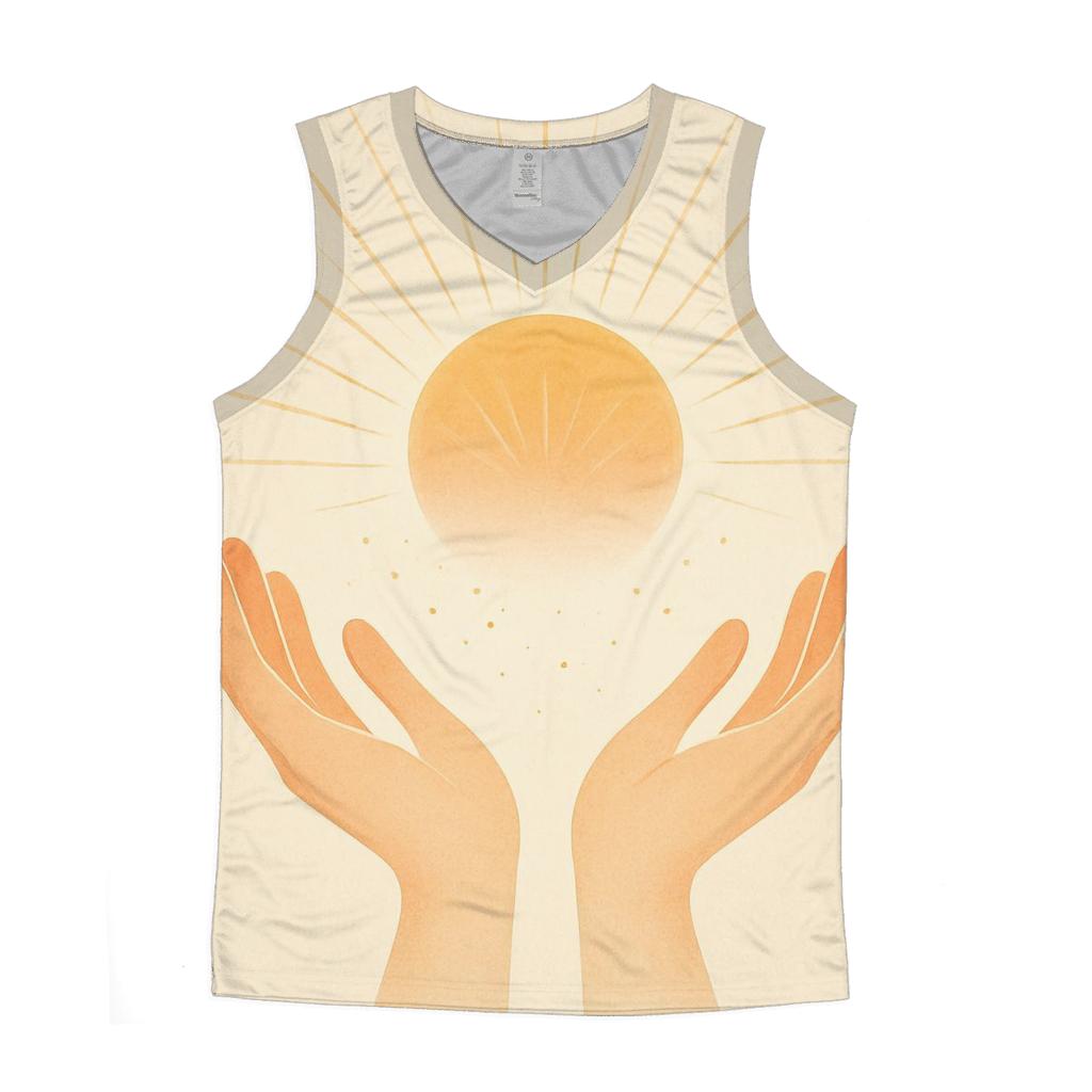 Open Hands Of Dawn Light custom tank tops