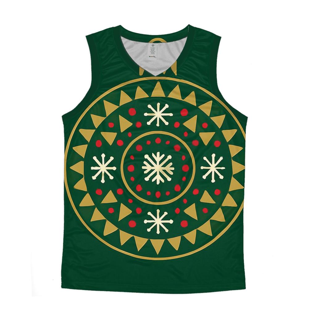 Ornament Mandala Of Polar Stars custom tank tops