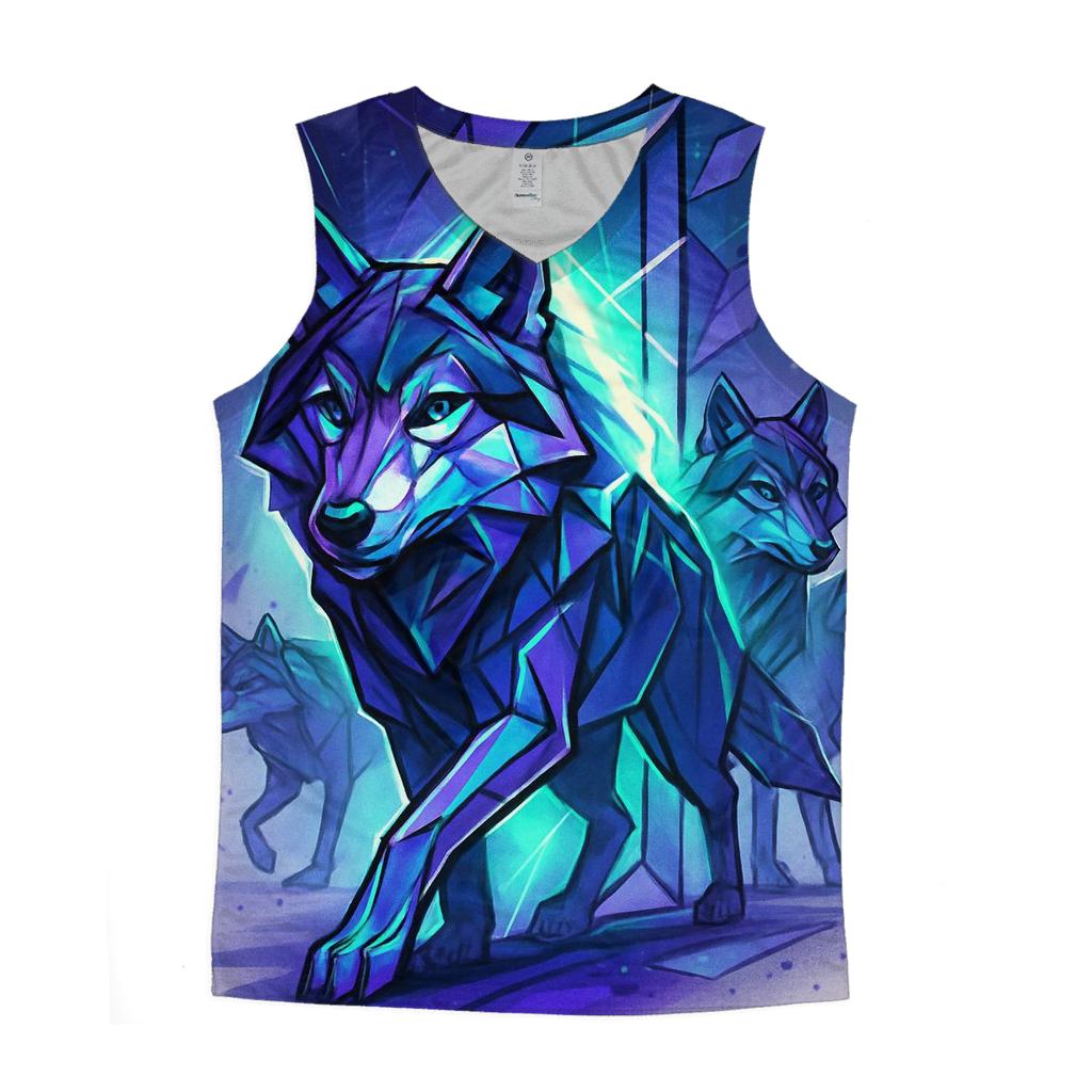 Prism Rift Wolf Pack Crossing cotton sleeveless tops