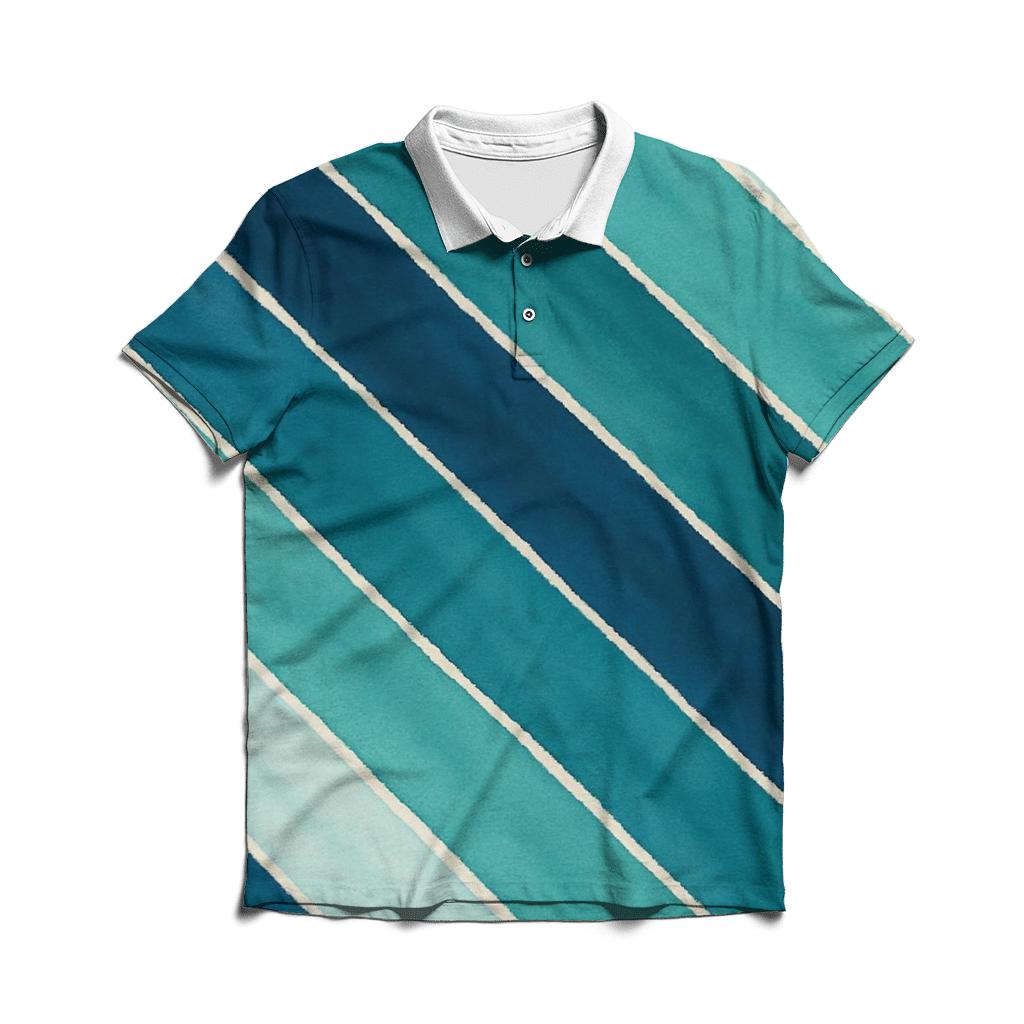 Aurora Arashi Diagonal Drift custom polo shirts