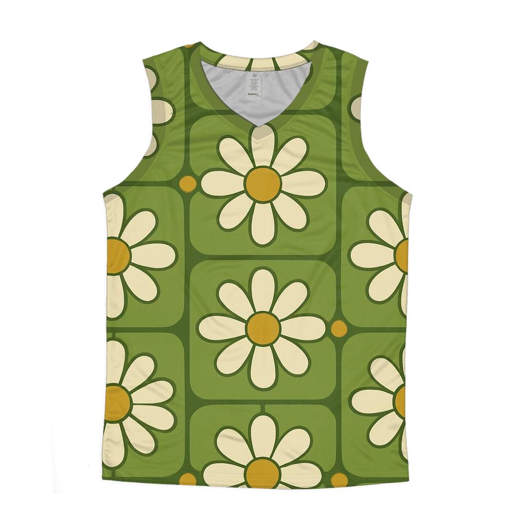 Daisy Tile Kitchen Wallpaper Revival designer workout tanks