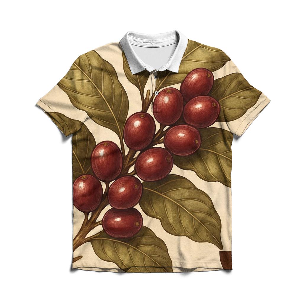 Cherry Branch Glaze designer slim fit polos