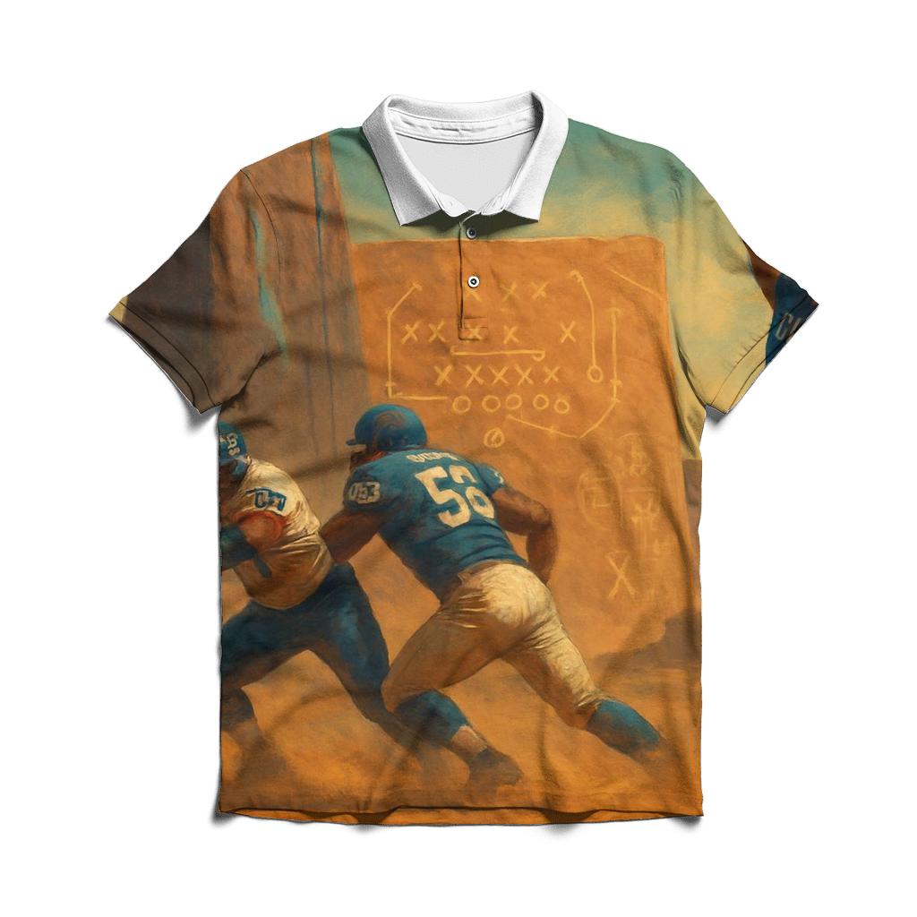 Desert Monolith Showdown Braves Versus Cubs personalized polo shirts
