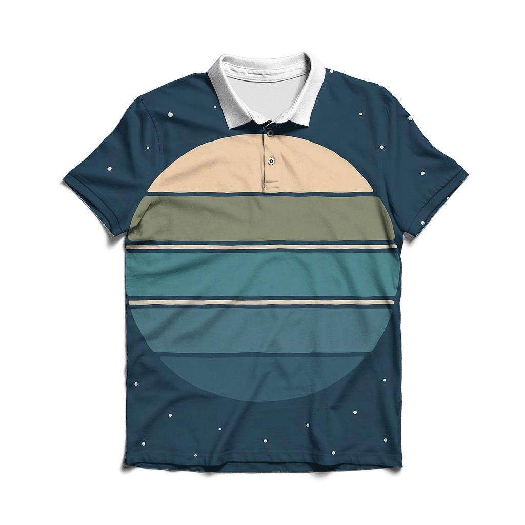Ring Plane Horizon Bands classic pique polos