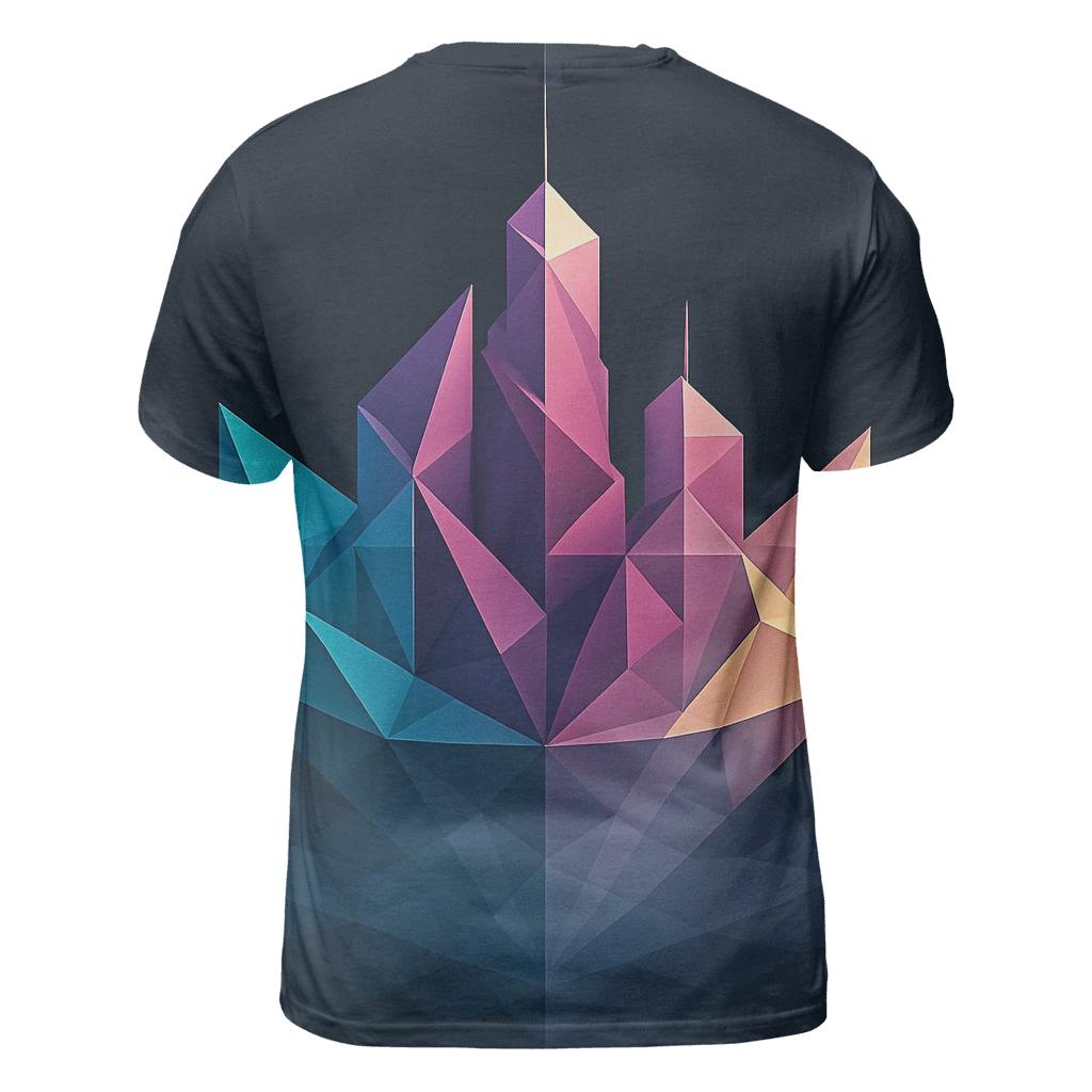 Prismatic Origami City Mirage personalized full print shirts