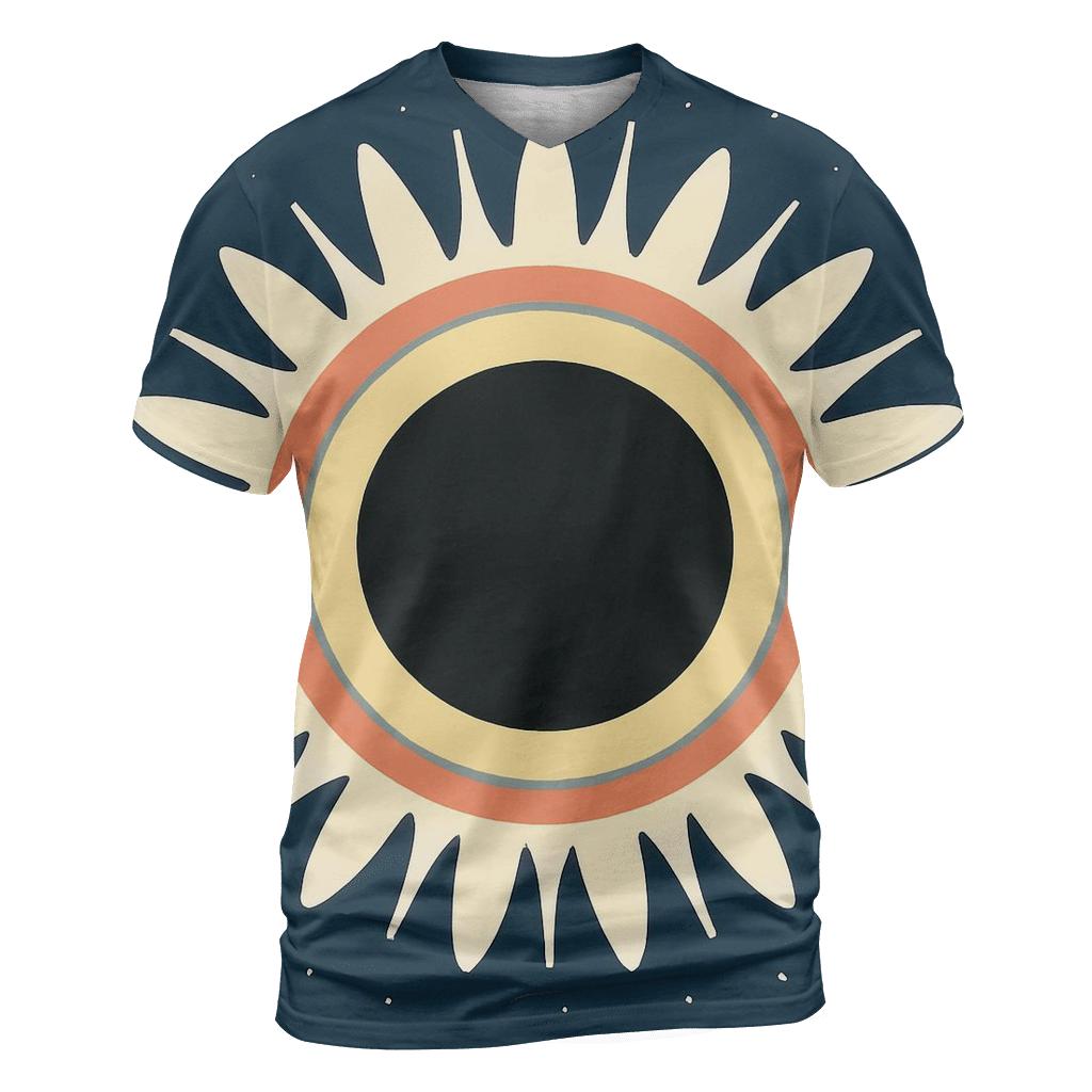 Eclipse Corona Petal Array custom all-over print shirts
