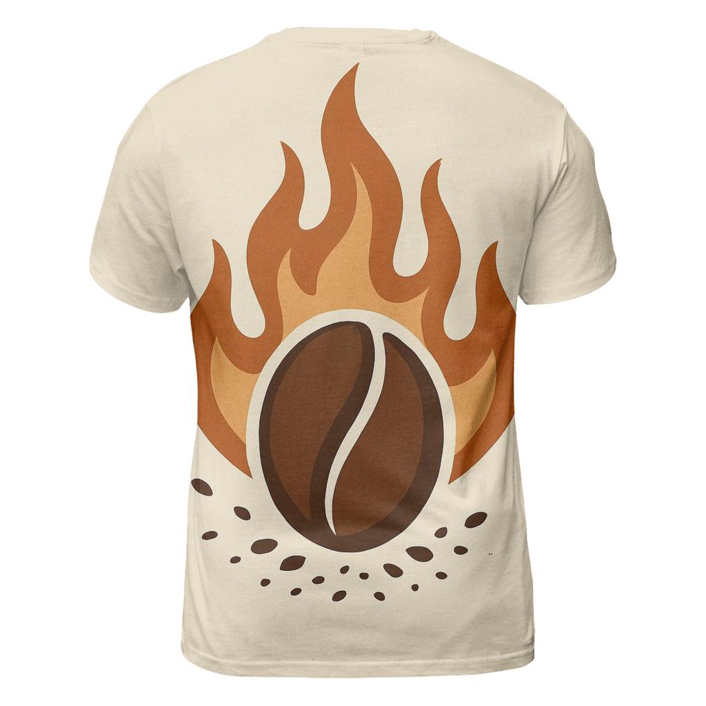 Roaster Flame Crest unique graphic print tees