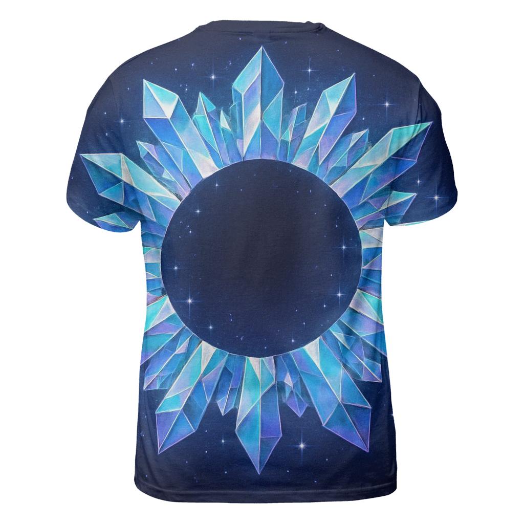 Midnight Prism Carousel artistic all-over print tops