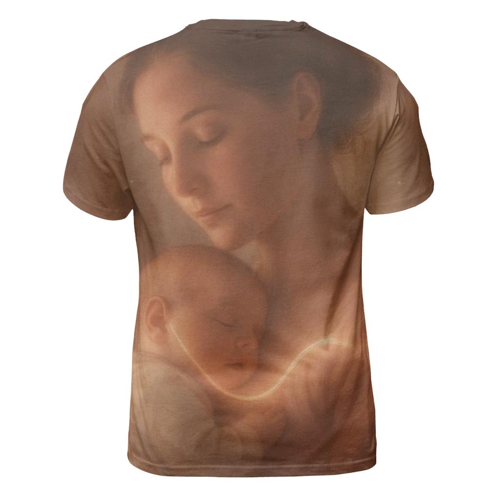 The Heartbeat Lullaby A Rhythm Learned Before Words creative print fashion shirts