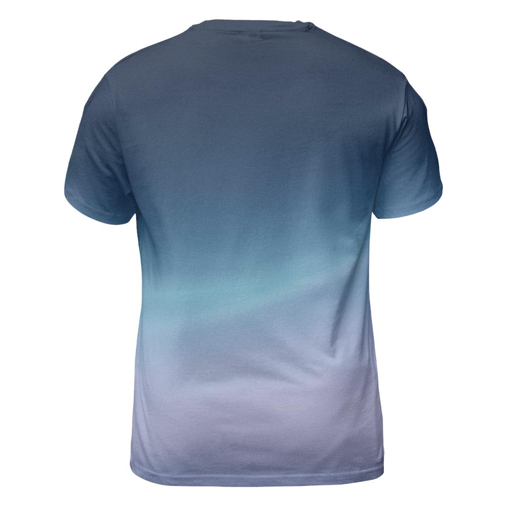 Polar Night Prism Drift artistic all-over print tops