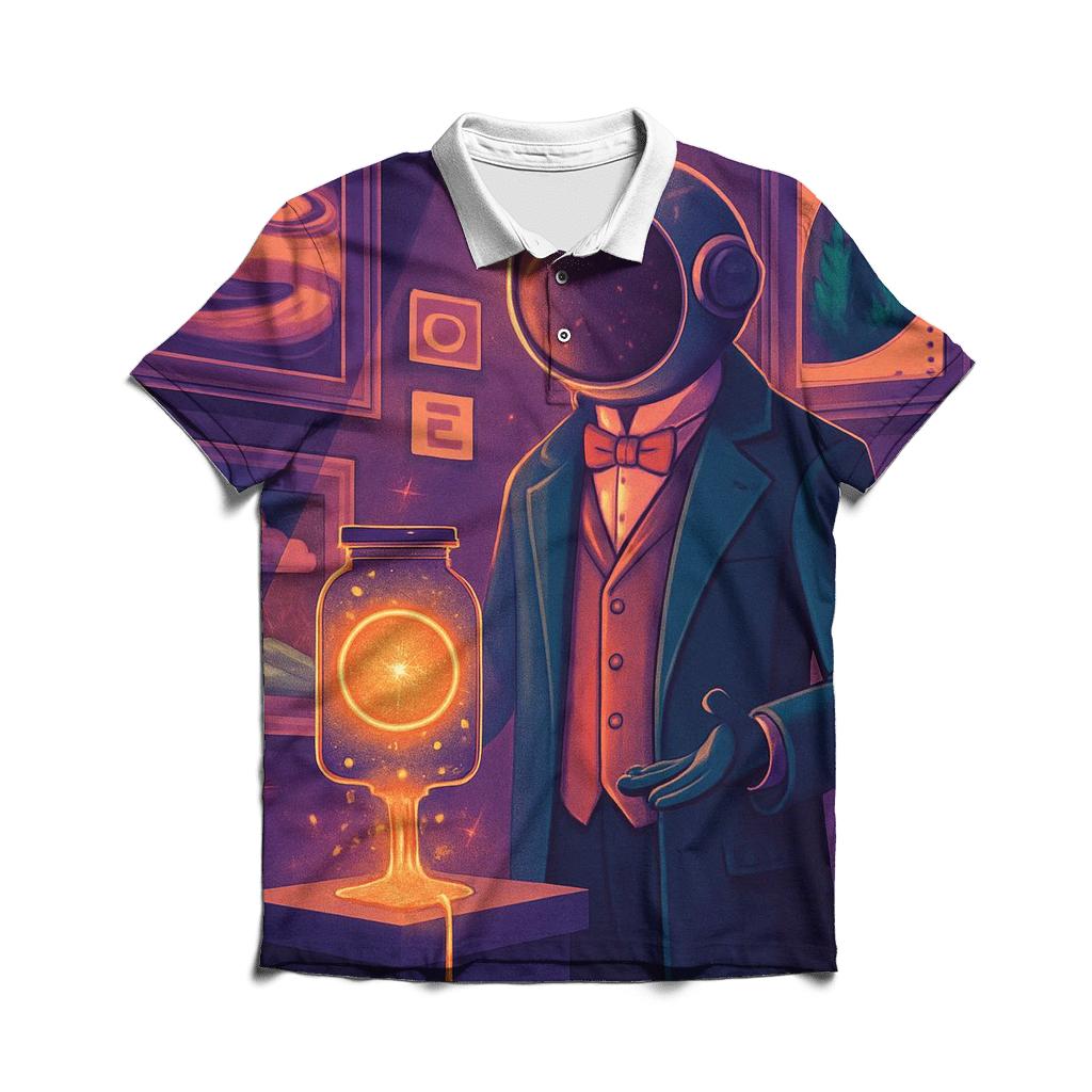 Museum Of Misplaced Suns embroidered polo tops