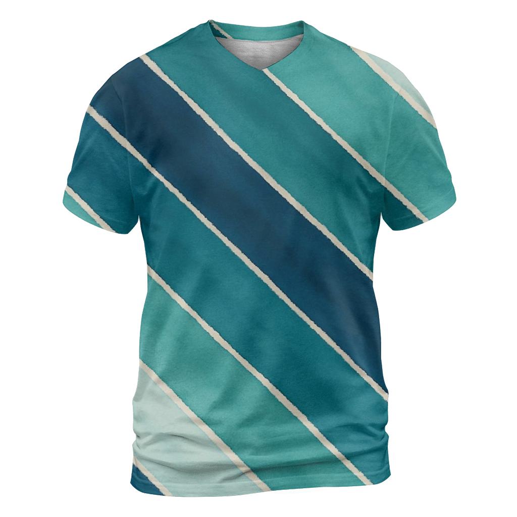 Aurora Arashi Diagonal Drift unique graphic print tees