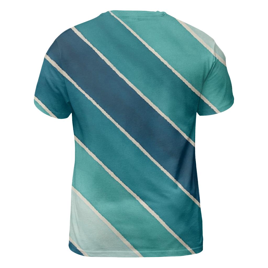 Aurora Arashi Diagonal Drift unique graphic print tees