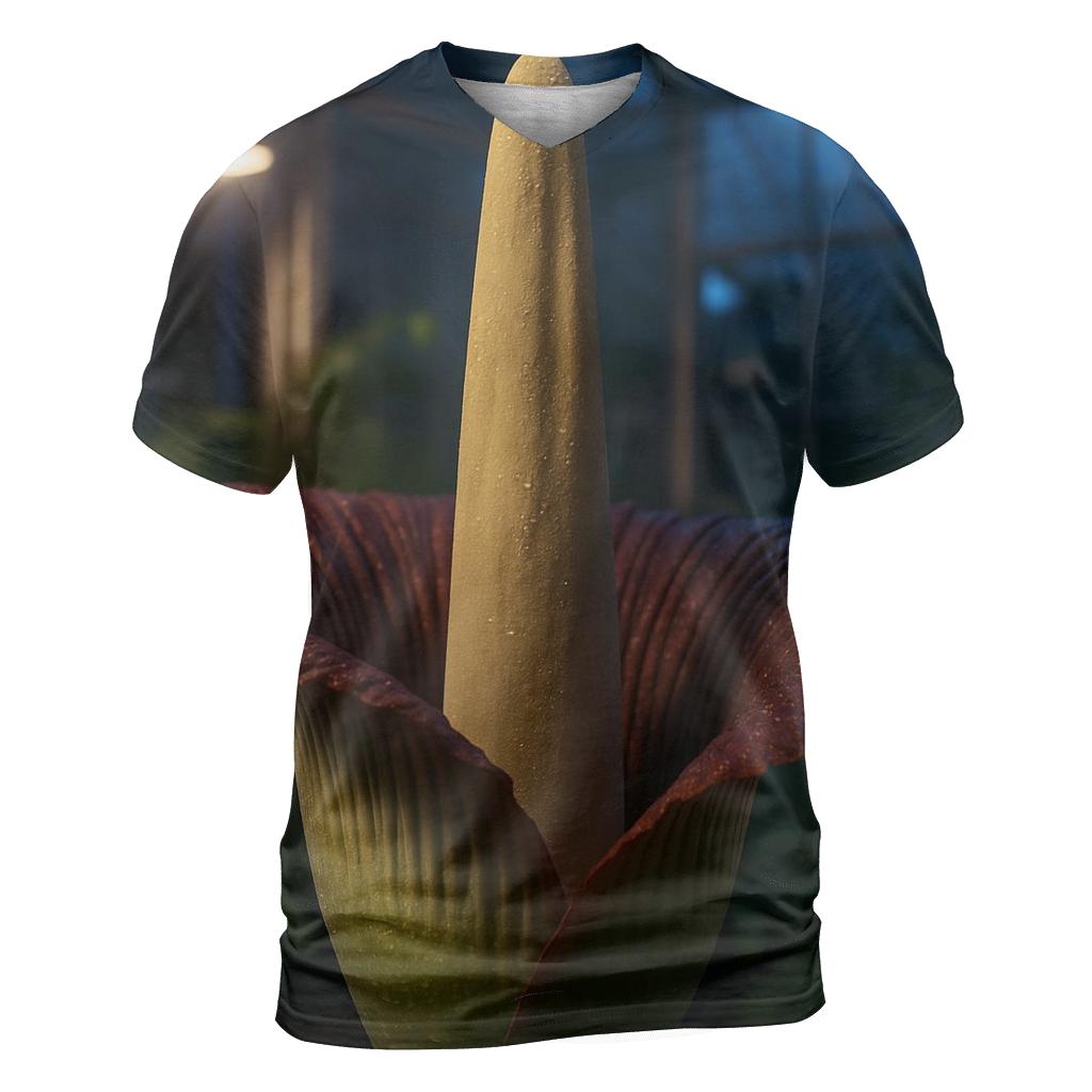Titan Arum Bloom Night Watch In A Glasshouse custom all-over print shirts