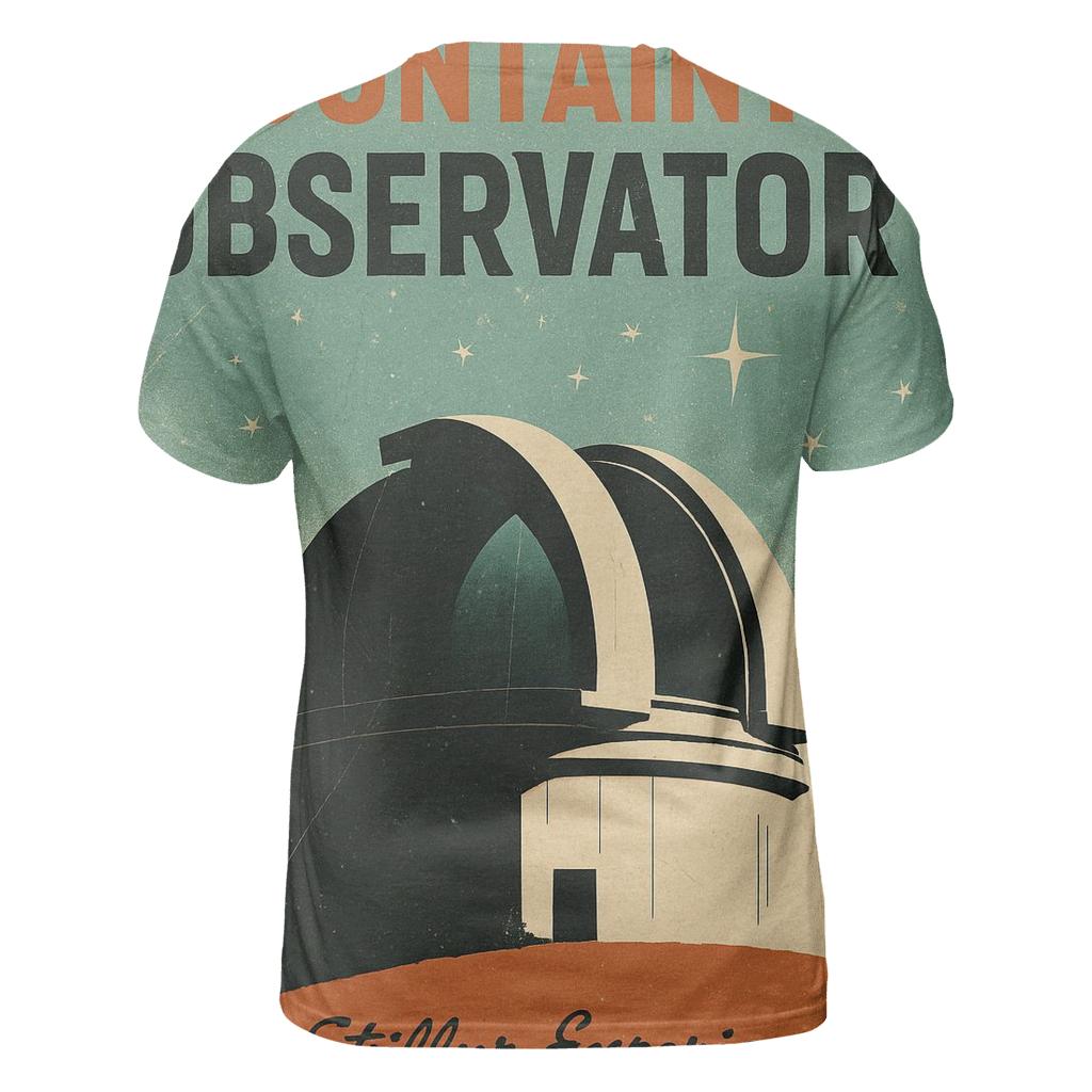 Worn Observatory Travel Poster 1963 trendy printed shirt styles