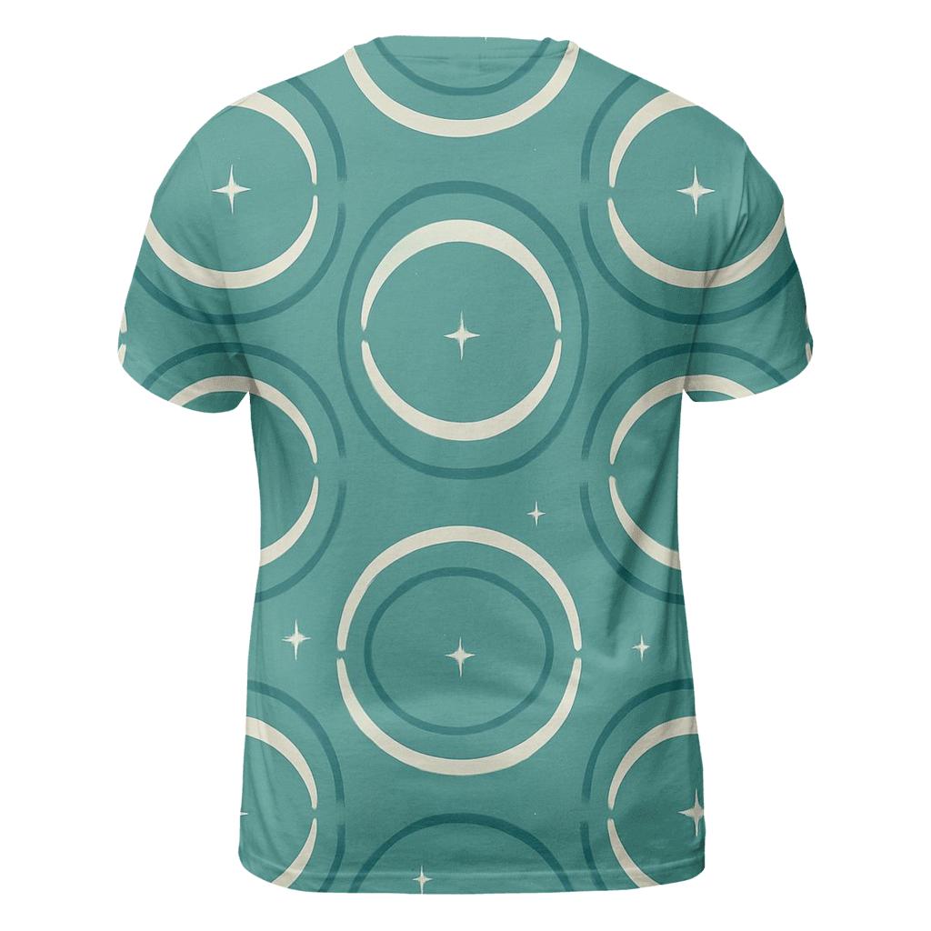 Gravitational Lens Arc Tiling artistic all-over print tops