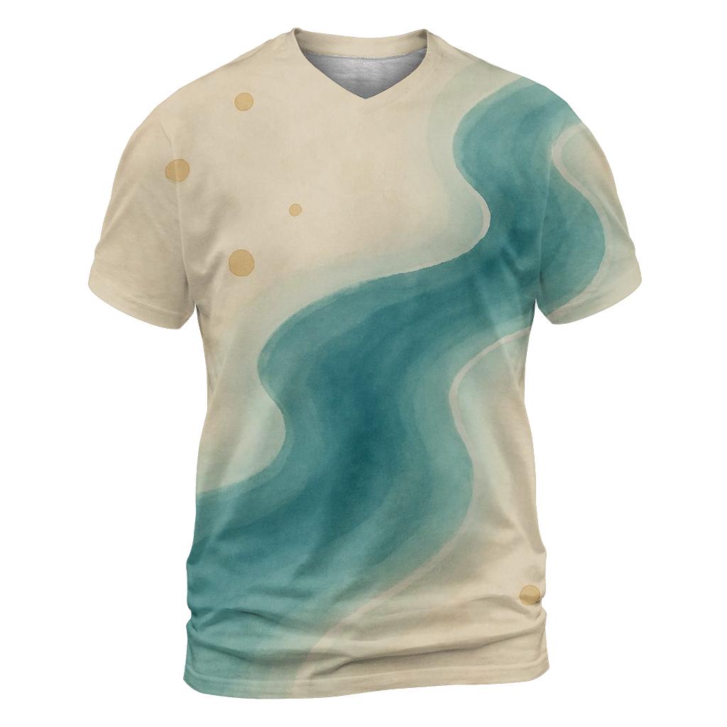 River Of Stillness trendy printed shirt styles