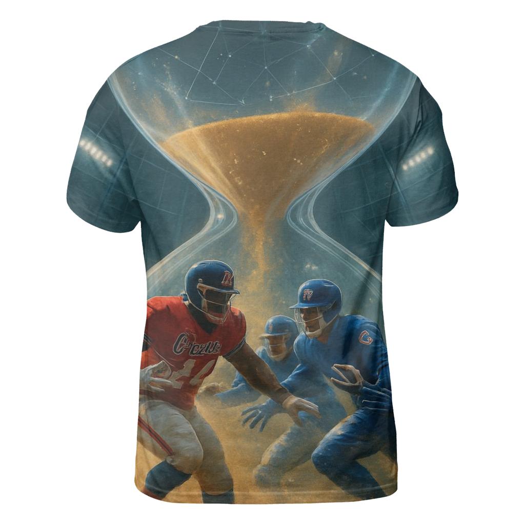 Frozen Time Huddle Braves Versus Cubs artistic all-over print tops