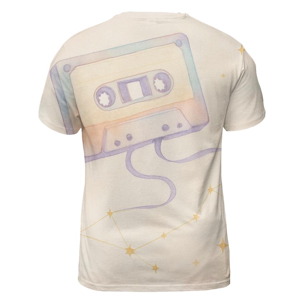 Pastel Cassette Constellation custom all-over print shirts