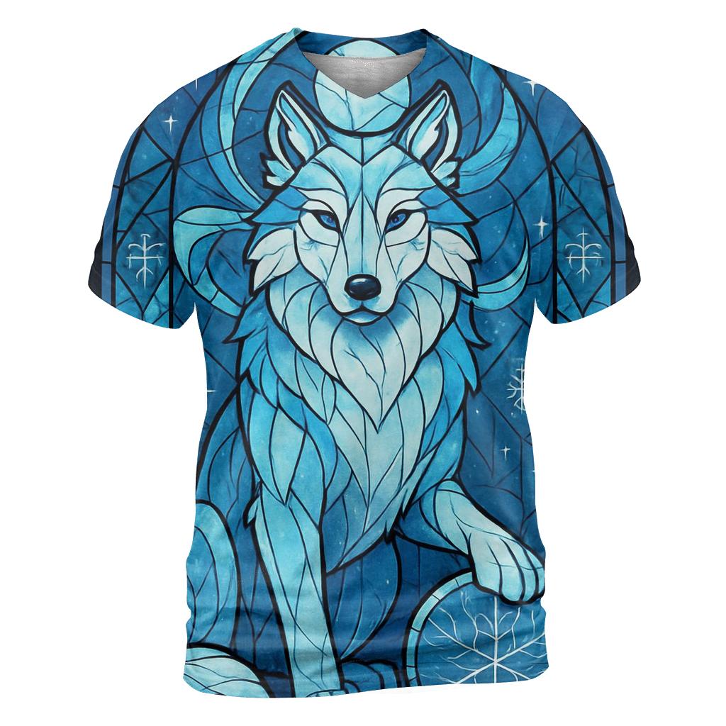 Cathedral Of The Frost Guardian Wolf trendy printed shirt styles