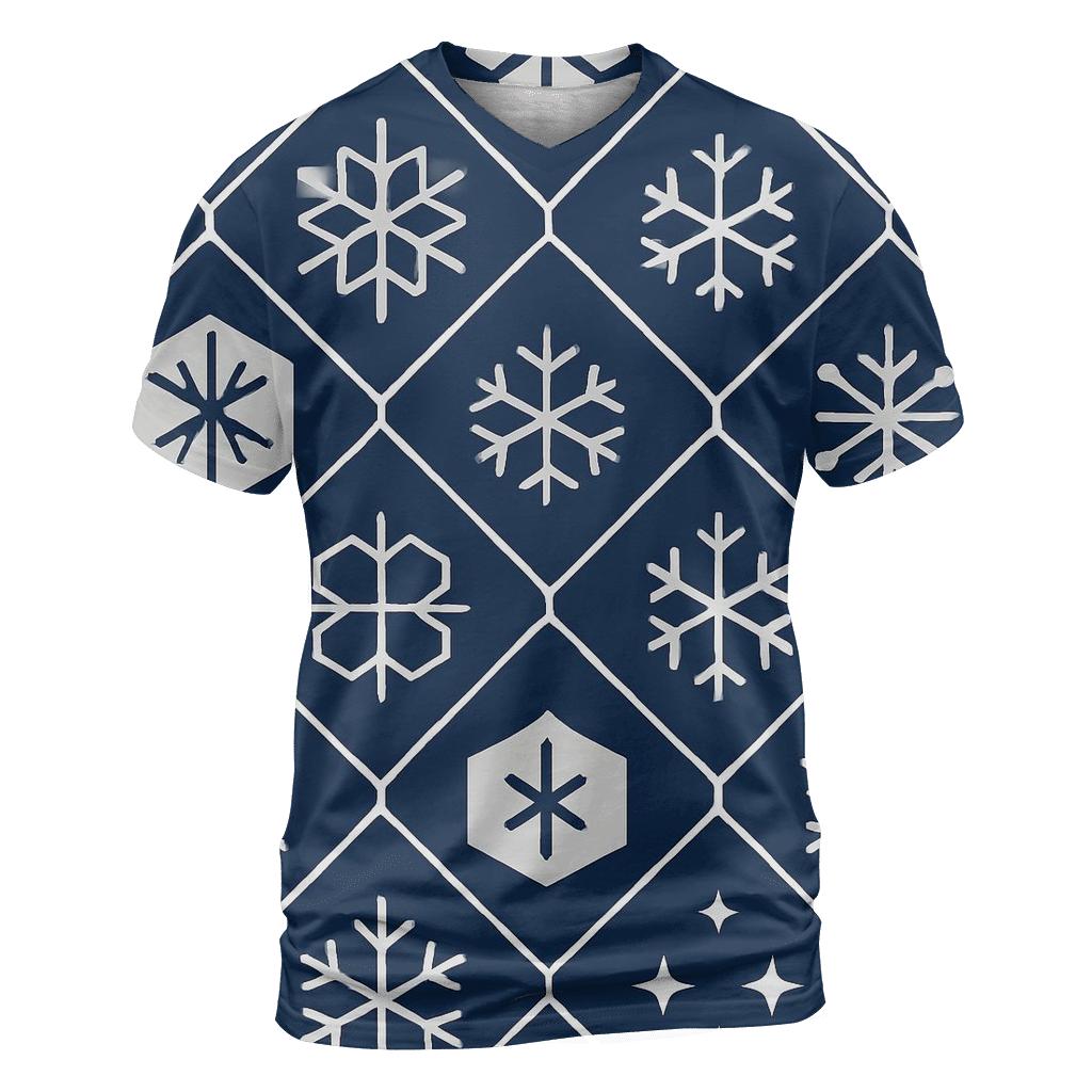 Snowflake Constellation Quilt unique graphic print tees