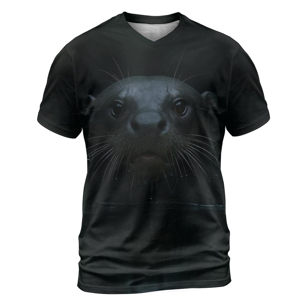 Blackwater Glide Giant Otter trendy printed shirt styles