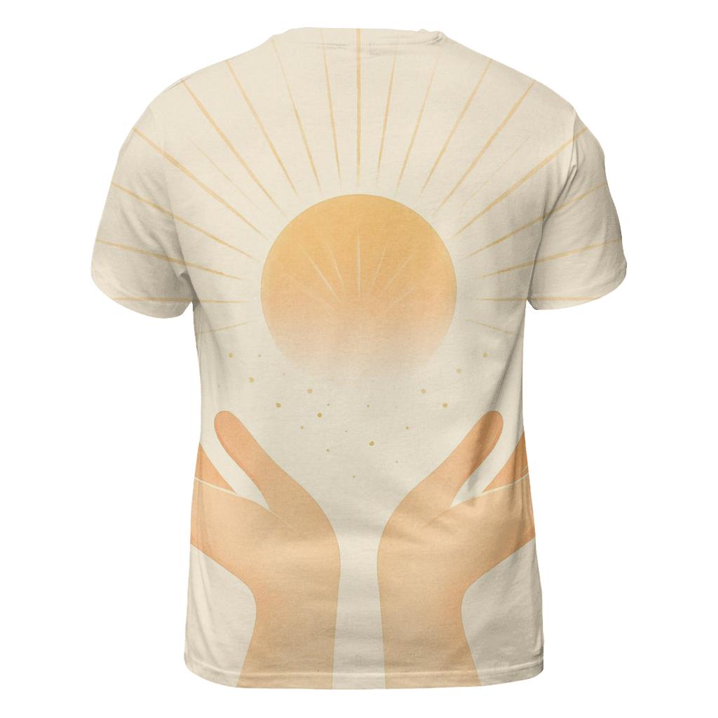 Open Hands Of Dawn Light artistic all-over print tops
