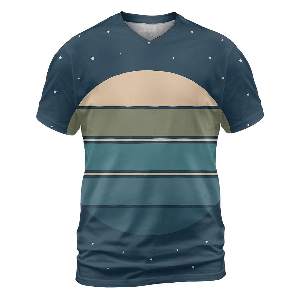 Ring Plane Horizon Bands designer pattern shirts