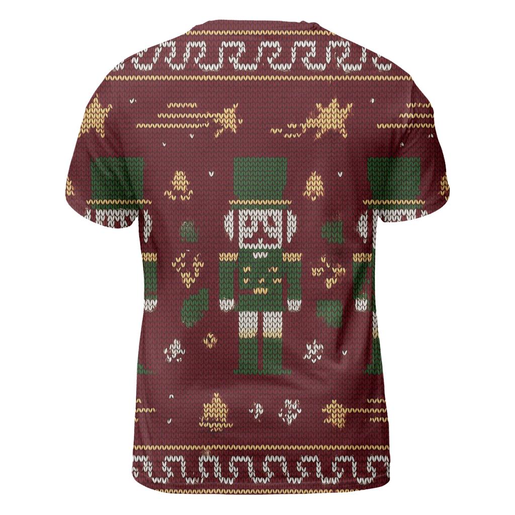 Comet Tail Nutcracker March Pattern trendy printed shirt styles